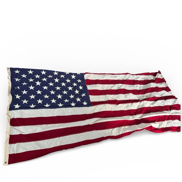 Vintage 5x8 American Flag 🇺🇸 Valley Forge 100% Cotton Made in USA